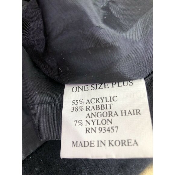 Vtg Lee Sands Embellished Angora Rabbit fur Sweater Jacket plus sz‎ one - Picture 8 of 9